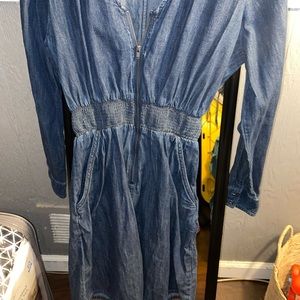 Express denim dress size small